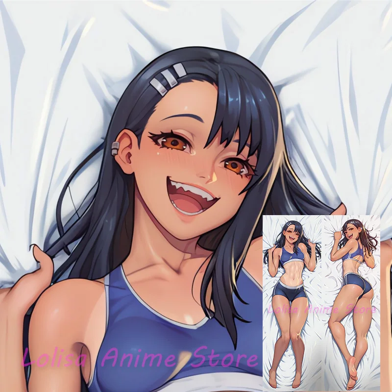 Наволочка для подушки Dakimakura Hayase Nagatoro с аниме двусторонняя наволочка принтом в