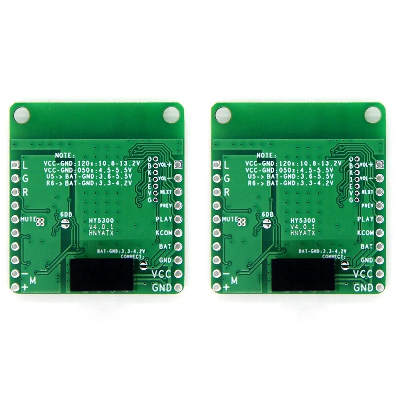 2X QCC3008 APTXLL Lossless Music Hifi Bluetooth 5.0 Receiver Board TWS Audio Bluetooth Receiver Board(DC Isolation 5V)
2X QCC3008 APTXLL Lossless Music Hifi Bluetooth 5.0 Receiver Board TWS Audio Bluetooth Receiver Board(DC Isolation 5V)