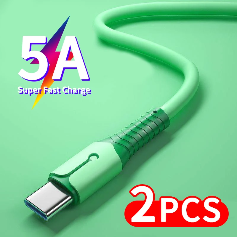2PCS USB Type C Cable 5A Fast Charging USB C Cable For Huawei P40 Pro Mate 30 P30 Pro Data Cord Charger For Xiaomi 9 Samsung
2PCS USB Type C Cable 5A Fast Charging USB C Cable For Huawei P40 Pro Mate 30 P30 Pro Data Cord Charger For Xiaomi 9 Samsung