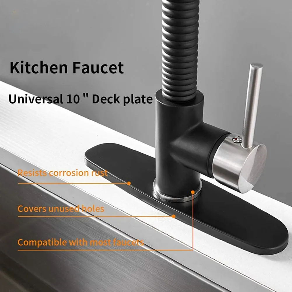 Holes Cover Plate Kitchen Tap 10\" 10inch Accessories Bathroom Cover Deck Plate Faucet Hole Mixer Stainless Steel
Holes Cover Plate Kitchen Tap 10\" 10inch Accessories Bathroom Cover Deck Plate Faucet Hole Mixer Stainless Steel