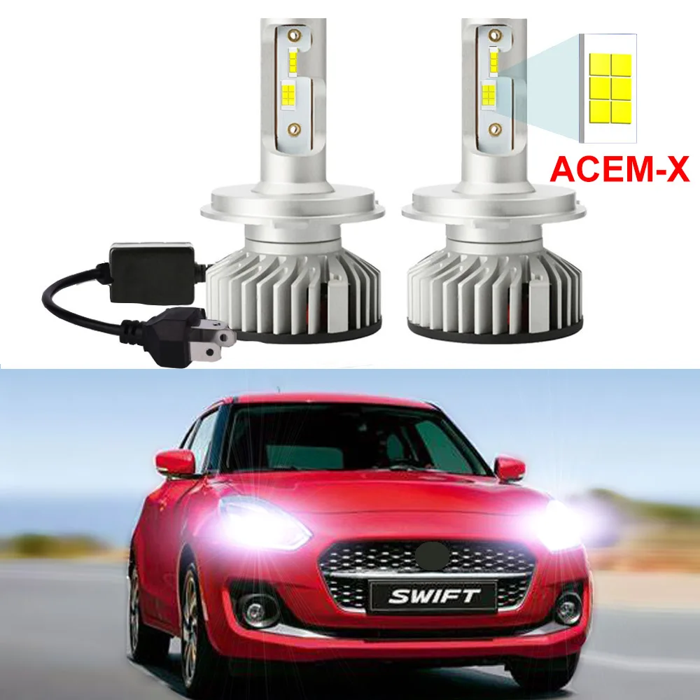 2Pcs For Suzuki Swift 2000-2018 2019 2020 2021 2022 2023 Led Headlight Bulb High Low Beam with ACEM-X Chips Canbus 6000K
2Pcs For Suzuki Swift 2000-2018 2019 2020 2021 2022 2023 Led Headlight Bulb High Low Beam with ACEM-X Chips Canbus 6000K