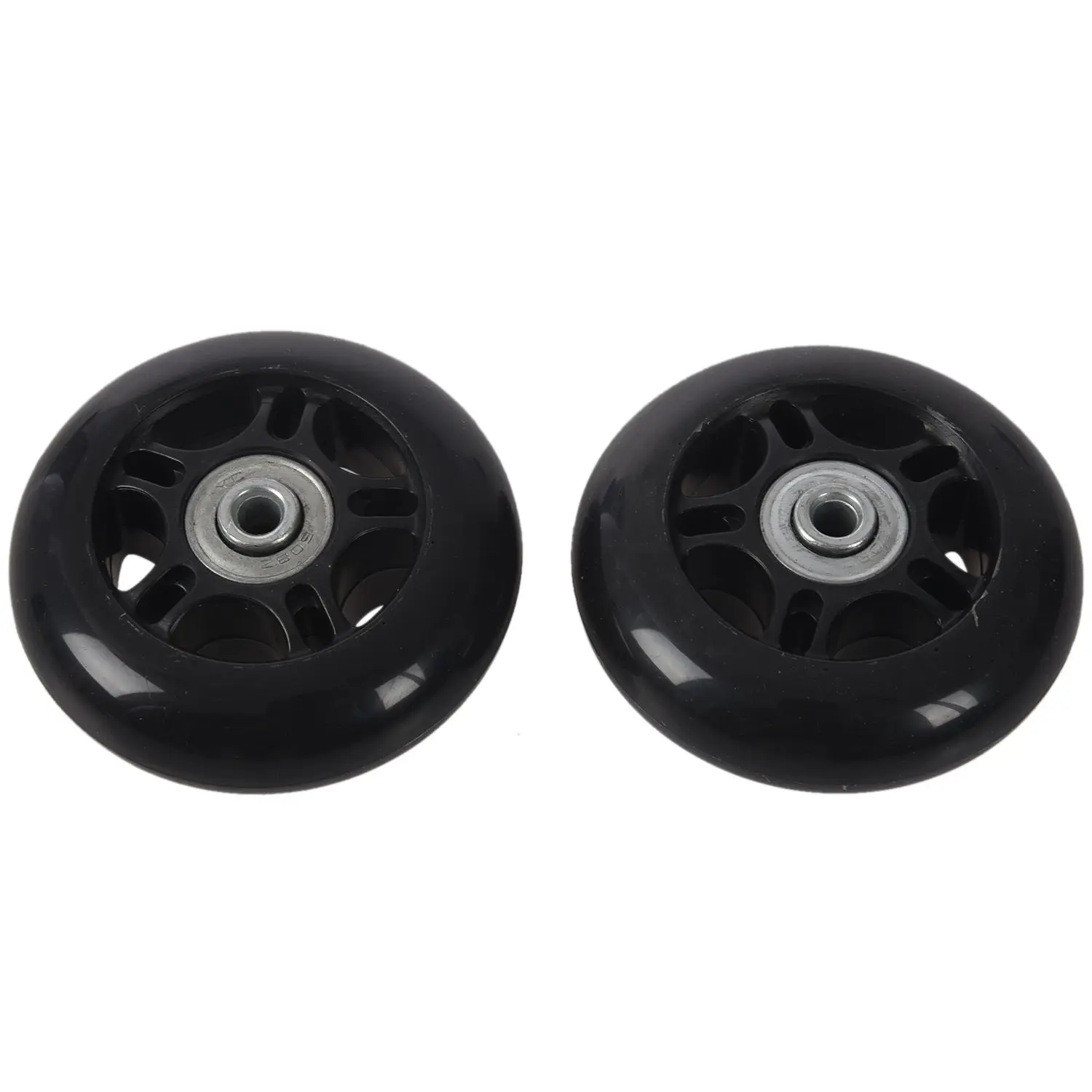 2set 64X18mm Luggage Suitcase / Inline Outdoor Skate Replacement Wheels Black 
2set 64X18mm Luggage Suitcase / Inline Outdoor Skate Replacement Wheels Black