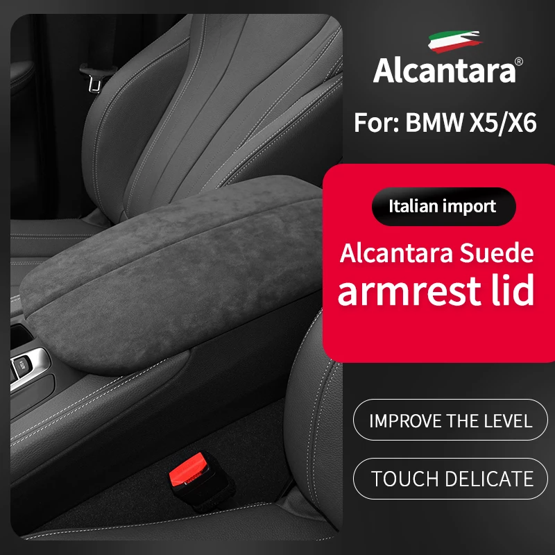 Alcantara Suede For BMW X5、X6 armrest box lid console storage lid Protection panel cover Car Interior cover sticker accessories
Alcantara Suede For BMW X5、X6 armrest box lid console storage lid Protection panel cover Car Interior cover sticker accessories