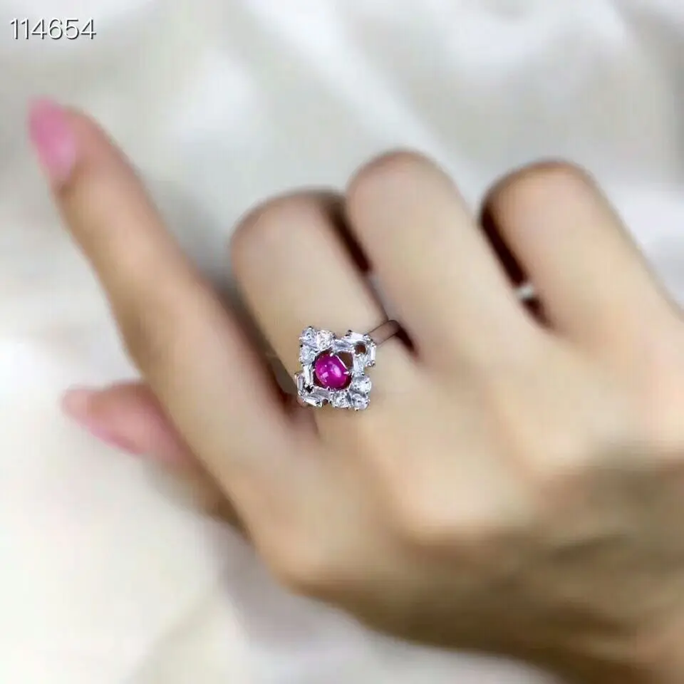 [MeiBaPJ Pure Natural Myanmar Unburnt Ruby Ring Gemstone Fashion Flower Ring for Women Real 925 Sterling Silver Fine Jewelry
[MeiBaPJ Pure Natural Myanmar Unburnt Ruby Ring Gemstone Fashion Flower Ring for Women Real 925 Sterling Silver Fine Jewelry