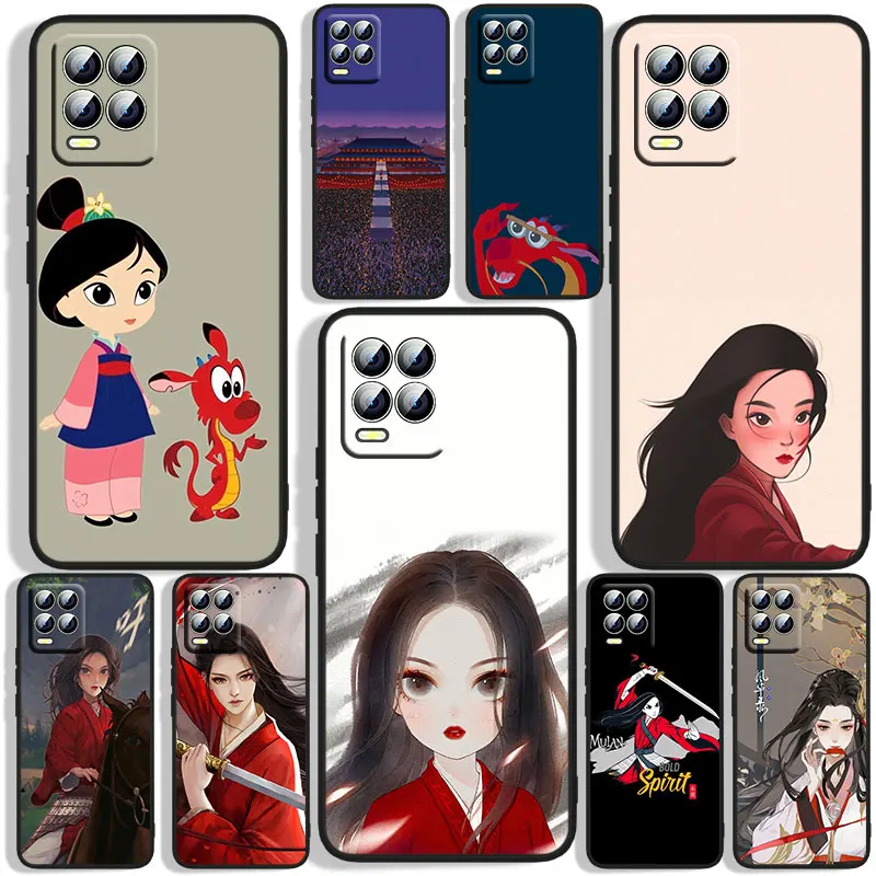 Mulan cartoon Phone Case For OPPO Realme 5 6i 6s 7 7i(Global) 8 8i Pro 5G Realme Narzo 50A Narzo 50i Black Silicone Funda Cover
Mulan cartoon Phone Case For OPPO Realme 5 6i 6s 7 7i(Global) 8 8i Pro 5G Realme Narzo 50A Narzo 50i Black Silicone Funda Cover