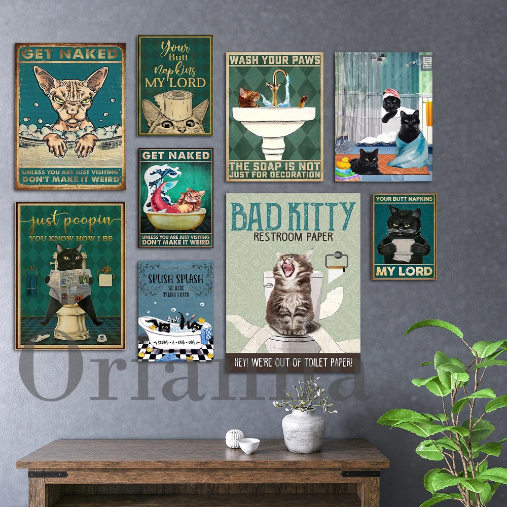 International Cat Day Kitten Foster Bathroom Decor Poster Kitten Your Butt Napking Funny Cat Restroom Wall Decor Print Cat Gift
International Cat Day Kitten Foster Bathroom Decor Poster Kitten Your Butt Napking Funny Cat Restroom Wall Decor Print Cat Gift