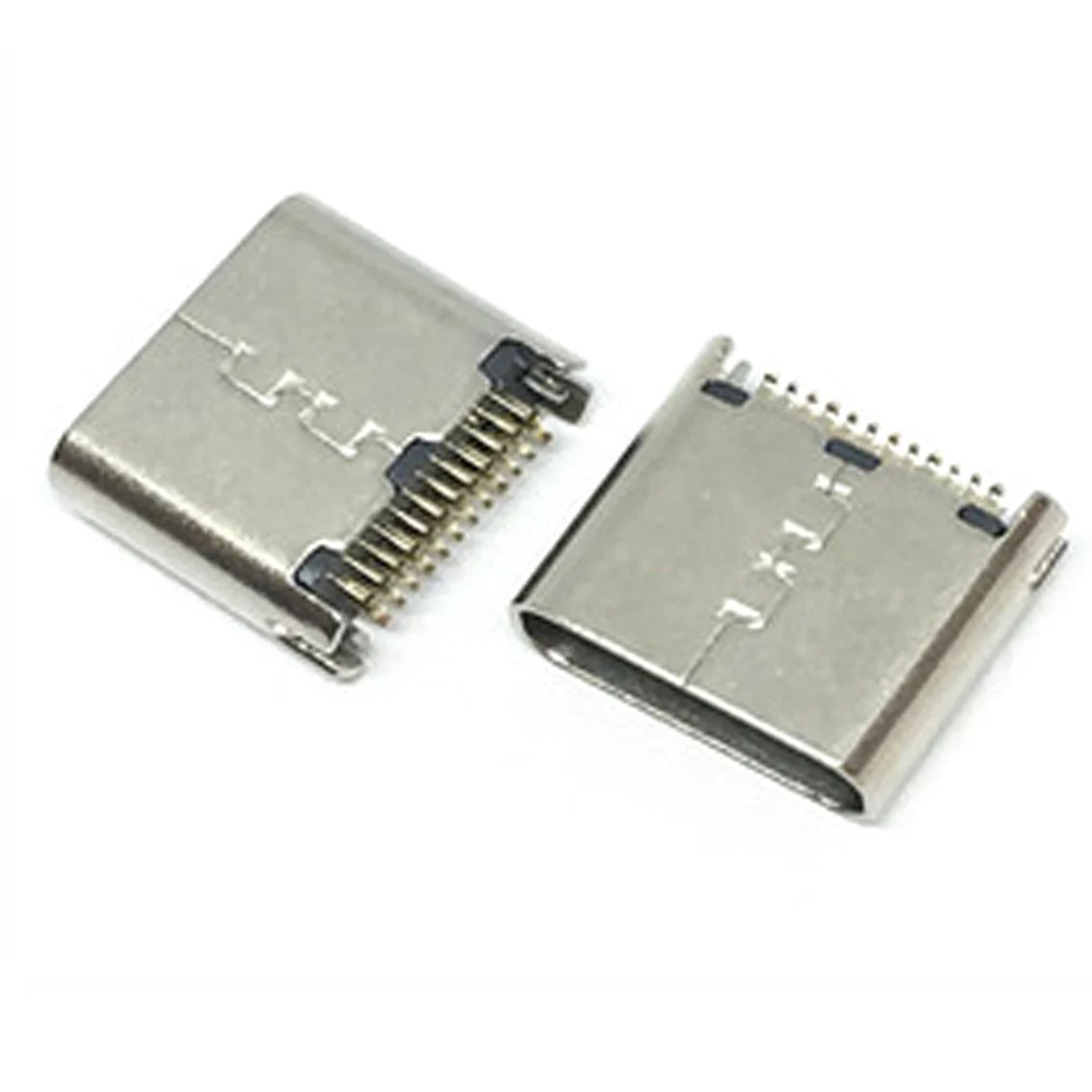 24Pin SMT Vertical plugboard Connector Micro USB Type C 3.1 Female Placement SMD DIP For PCB design PD high current fast charge
24Pin SMT Vertical plugboard Connector Micro USB Type C 3.1 Female Placement SMD DIP For PCB design PD high current fast charge