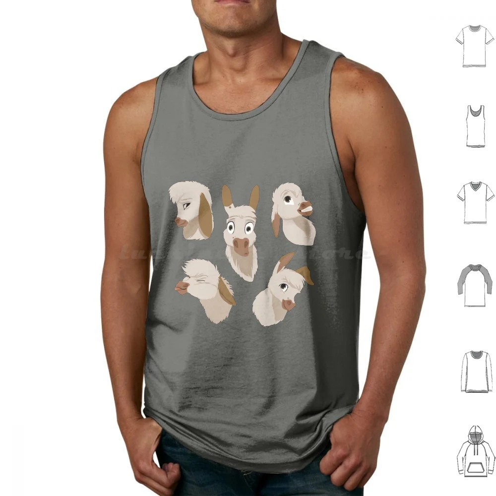 Cute Expression Design Of Old Buck The Donkey From " The Undersaddle " Comic Tank Tops Print Cotton Mini Donkey
Cute Expression Design Of Old Buck The Donkey From " The Undersaddle " Comic Tank Tops Print Cotton Mini Donkey