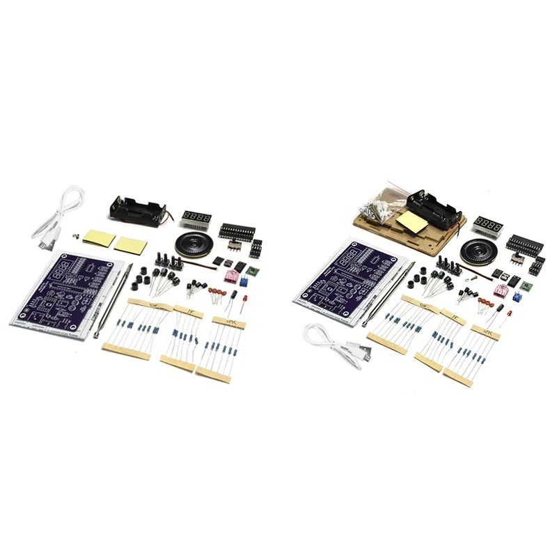 HU-017A RDA5807S Radio Receiver Module Kit FM Electronic DIY Circuits Parts Digital Tube Display 87-108Mhz
HU-017A RDA5807S Radio Receiver Module Kit FM Electronic DIY Circuits Parts Digital Tube Display 87-108Mhz