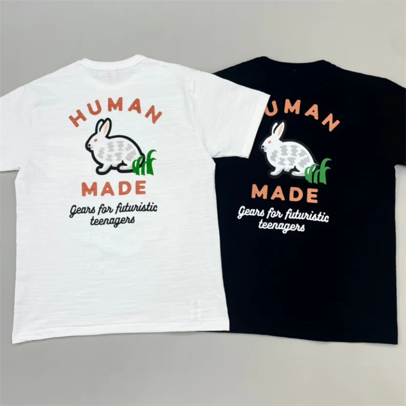 Human Made T Shirt Men Women T-shirt Pocket Embroidered Heart Rabbit Print Top Tees
Human Made T Shirt Men Women T-shirt Pocket Embroidered Heart Rabbit Print Top Tees