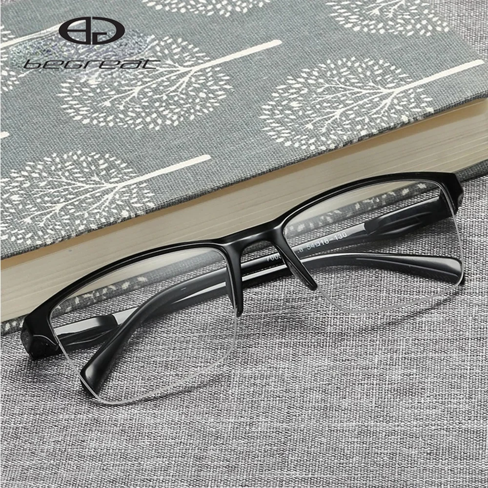 BEGREAT Half Frame Reading Glasses Ultra Light TR90Black Reading Glasses Men Presbyopia Eyewear Women Square PrescriptionGlasses
BEGREAT Half Frame Reading Glasses Ultra Light TR90Black Reading Glasses Men Presbyopia Eyewear Women Square PrescriptionGlasses
