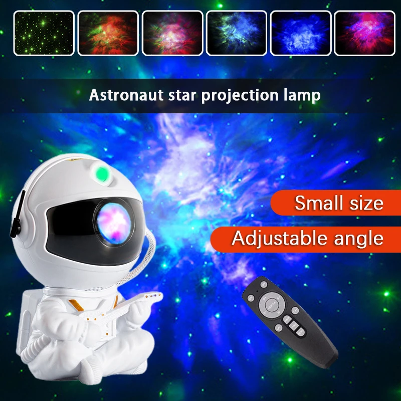 

Astronaut starry sky projection lamp starry atmosphere night light astronaut laser nebula lamp