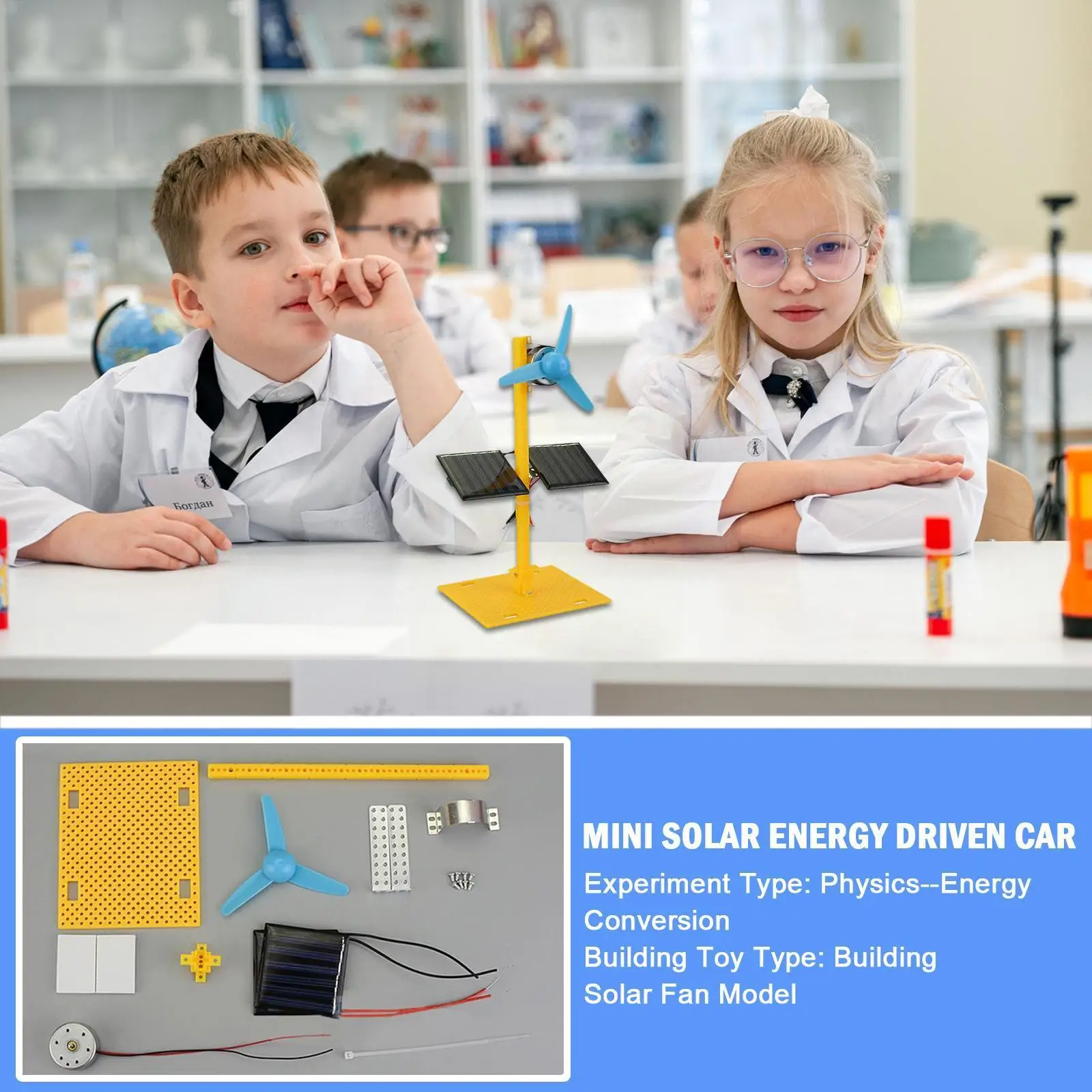 Double Powered Solar Fan Model Toys Children's Diy Science Toys Science Building Toys Kids Educational Experiment A4q6
Double Powered Solar Fan Model Toys Children's Diy Science Toys Science Building Toys Kids Educational Experiment A4q6