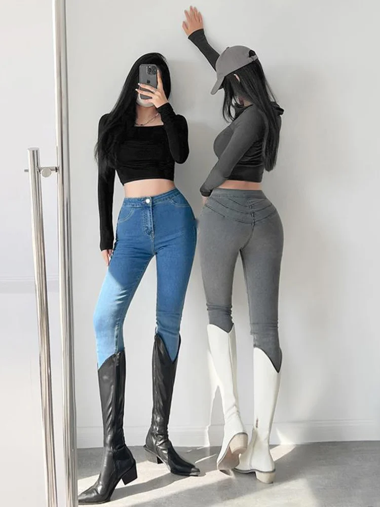 Waist Sweet High Jeans For Women Sexy Tight Skinny Denim Pants For Hot Girls Slim Hip Grey Stretch Pants Trousers B4VZ
Waist Sweet High Jeans For Women Sexy Tight Skinny Denim Pants For Hot Girls Slim Hip Grey Stretch Pants Trousers B4VZ