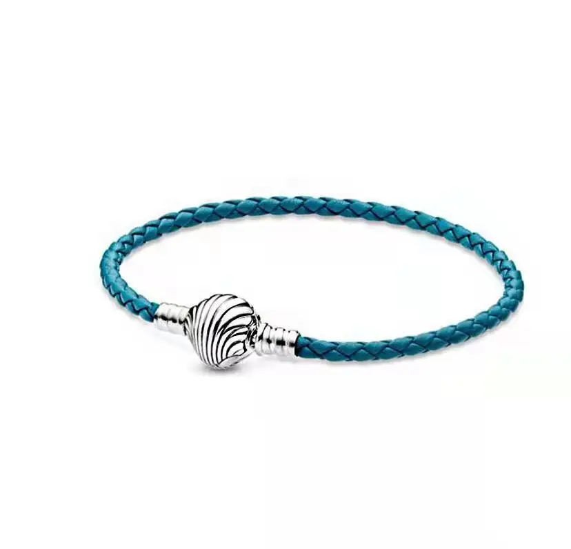Pandora Shell Leather Rope Bracelet S925 Sterling Silver Ocean Series Single Loop Braided DIY Basic Chain
Pandora Shell Leather Rope Bracelet S925 Sterling Silver Ocean Series Single Loop Braided DIY Basic Chain