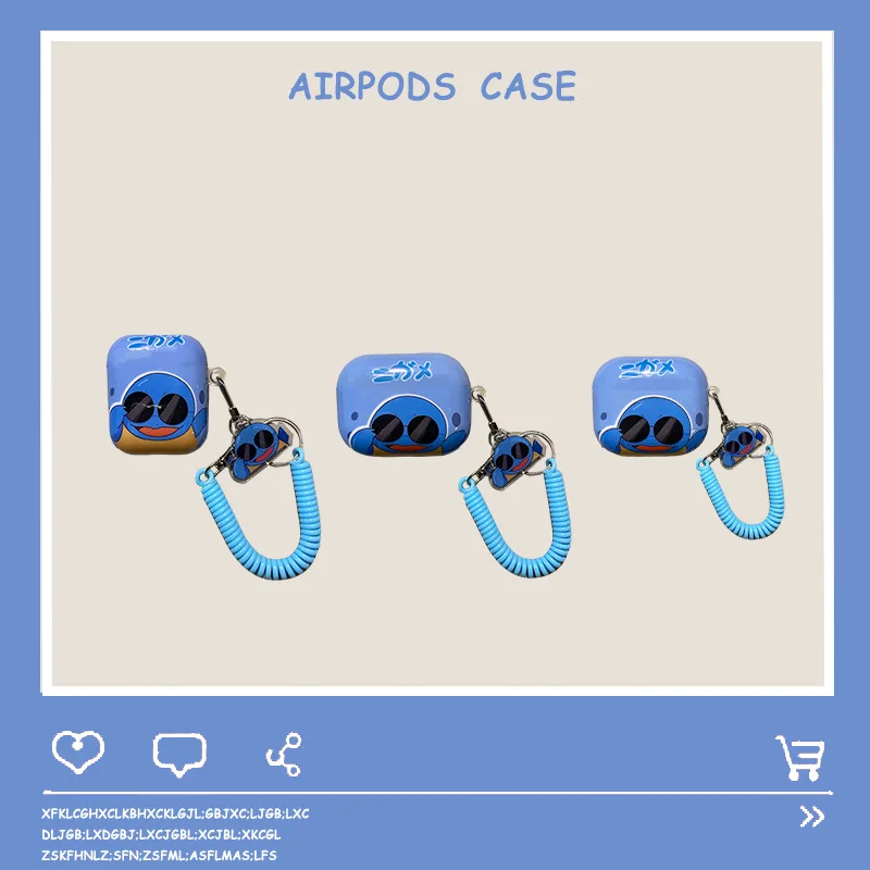 Cartoon Sunglasses Turtle AirPods 3 Case Apple AirPods 2 Case Cover AirPods Pro Case IPhone Earphone Accessories Air Pod Case
Cartoon Sunglasses Turtle AirPods 3 Case Apple AirPods 2 Case Cover AirPods Pro Case IPhone Earphone Accessories Air Pod Case