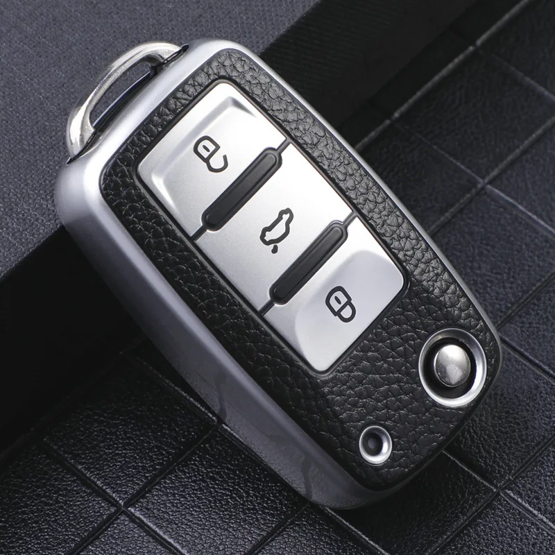 Leather TPU Car Key Cover Protect Case For Volkswagen VW Bora Polo Tiguan Jetta Passat B5 B6 B7 MK2 Golf Beetle Skoda Octavia A7
Leather TPU Car Key Cover Protect Case For Volkswagen VW Bora Polo Tiguan Jetta Passat B5 B6 B7 MK2 Golf Beetle Skoda Octavia A7
