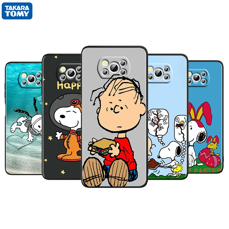 Charlie Snoopy Cute Friends For Xiaomi Poco M4 X3 F3 GT NFC M3 C3 M2 F2 F1 X2 Pro Mi Mix3 Black Phone Case Cover Fundas Coque
Charlie Snoopy Cute Friends For Xiaomi Poco M4 X3 F3 GT NFC M3 C3 M2 F2 F1 X2 Pro Mi Mix3 Black Phone Case Cover Fundas Coque