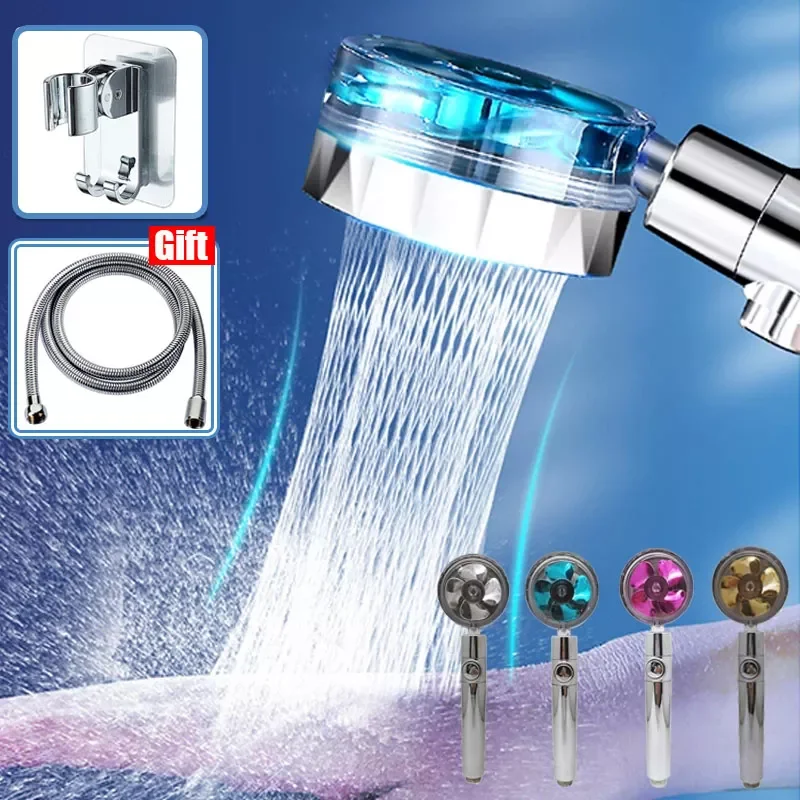 Shower Head High Pressure Set 1 Free Hose with Volumn Adjustable 360 Rotate Water Fan Turbocharge Handheld Eco Shower 
Shower Head High Pressure Set 1 Free Hose with Volumn Adjustable 360 Rotate Water Fan Turbocharge Handheld Eco Shower