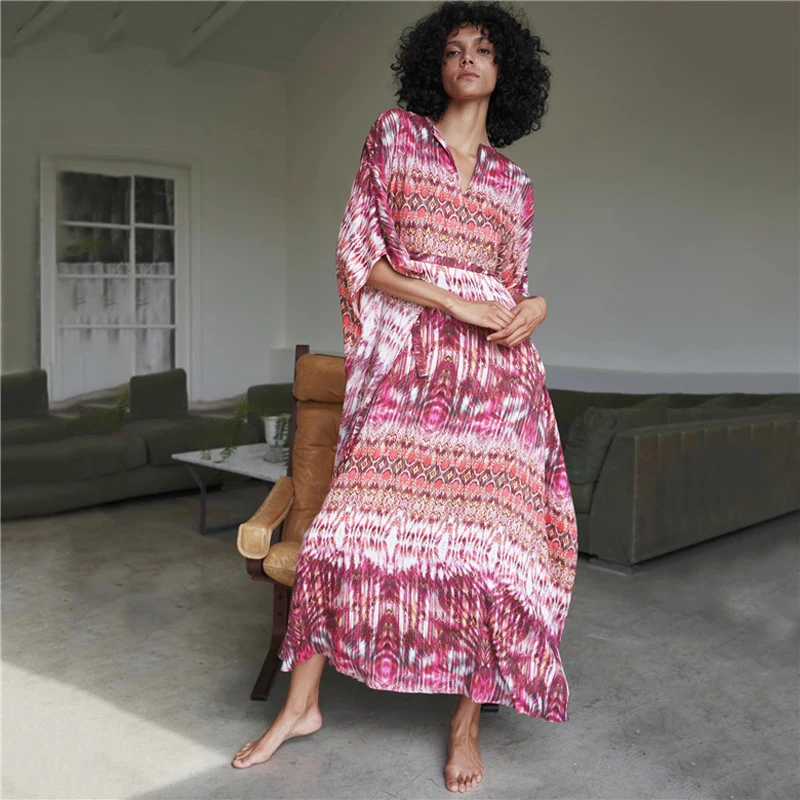 Women Summer Beach Dress Cover Up Large Size Swimsuit Polyester Print Mei Red Stripe Connect Skirt Sexy For The 2022 Long
Women Summer Beach Dress Cover Up Large Size Swimsuit Polyester Print Mei Red Stripe Connect Skirt Sexy For The 2022 Long