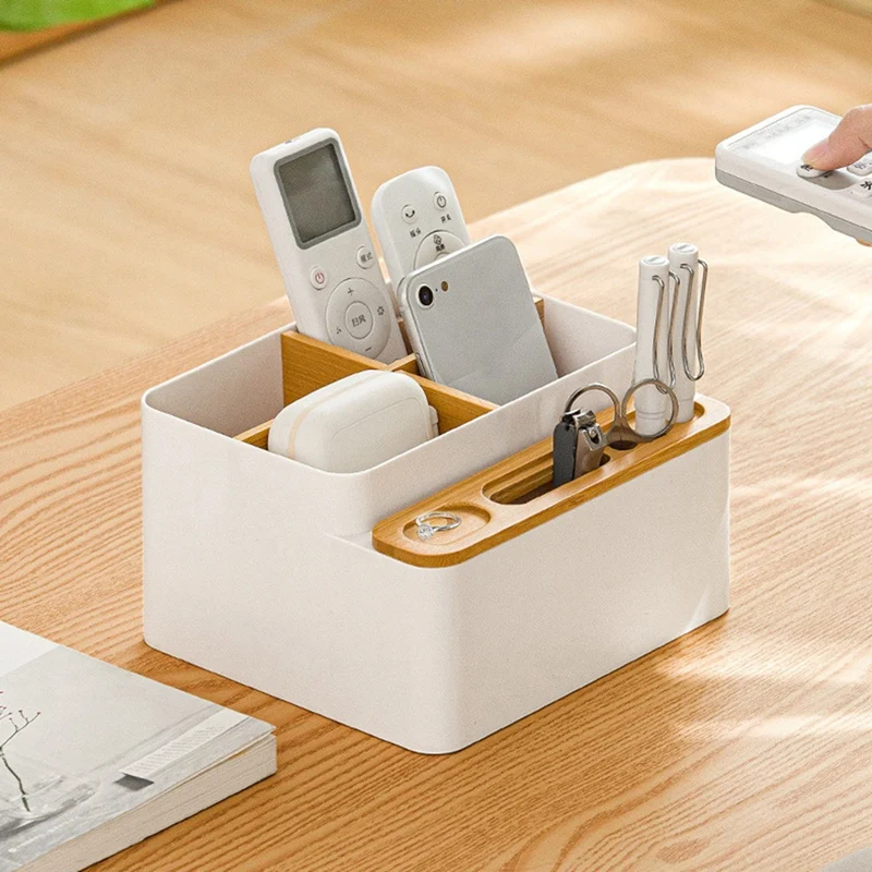 Wooden Storage Holder Desktop Storage Box Case Tissue Box Stationery Remote Control Holder Household Table Organizer
Wooden Storage Holder Desktop Storage Box Case Tissue Box Stationery Remote Control Holder Household Table Organizer