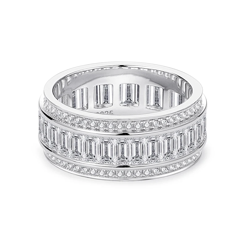 

Женское и мужское обручальное кольцо IOGOU, обручальное кольцо из серебра 925 пробы с фианитом, 5 А