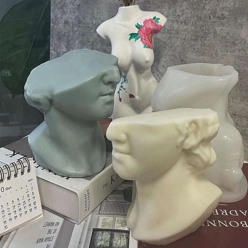 D0054 DIY Household Decoration Artist Humanoid Plaster Mould 3D Half Large Size Face David Head Silicone Candle Mold
D0054 DIY Household Decoration Artist Humanoid Plaster Mould 3D Half Large Size Face David Head Silicone Candle Mold
