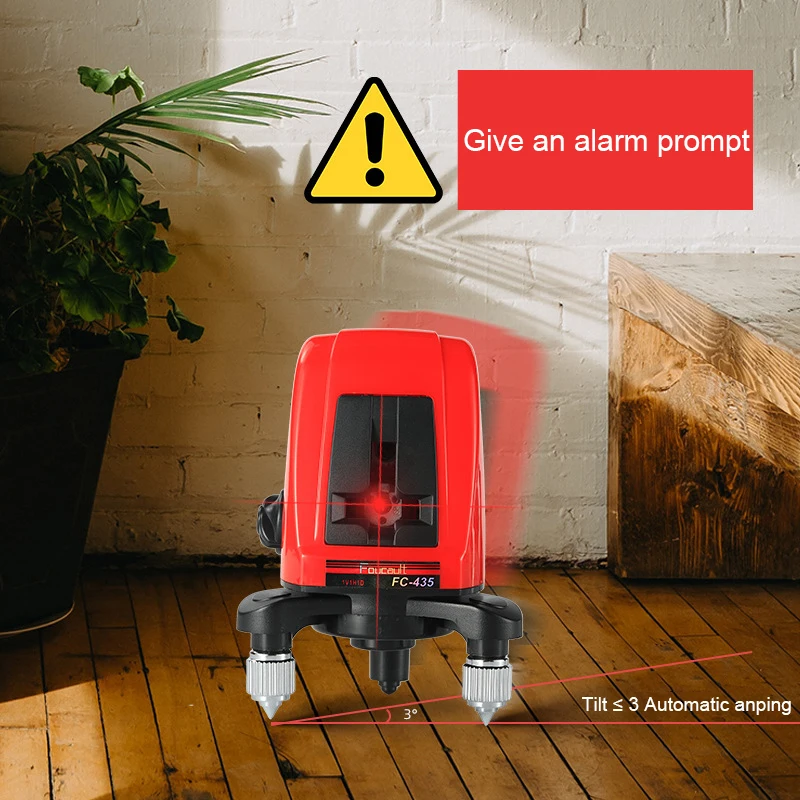 360 degree Laser Level 2 Line 1 Point Laser 635nm Slash Function Vertical Horizontal Self-leveling Cross Laser Level Meter
360 degree Laser Level 2 Line 1 Point Laser 635nm Slash Function Vertical Horizontal Self-leveling Cross Laser Level Meter