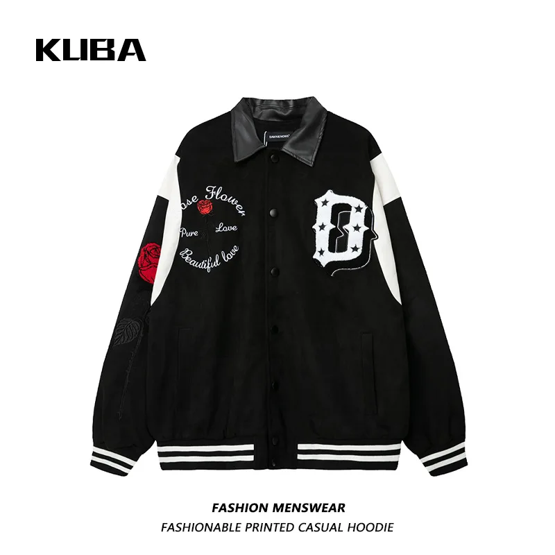 Fashion Brand 2022 Autumn New Rose Embroidery Versatile Men and Women Lovers Oversize Casual Jacket
Fashion Brand 2022 Autumn New Rose Embroidery Versatile Men and Women Lovers Oversize Casual Jacket