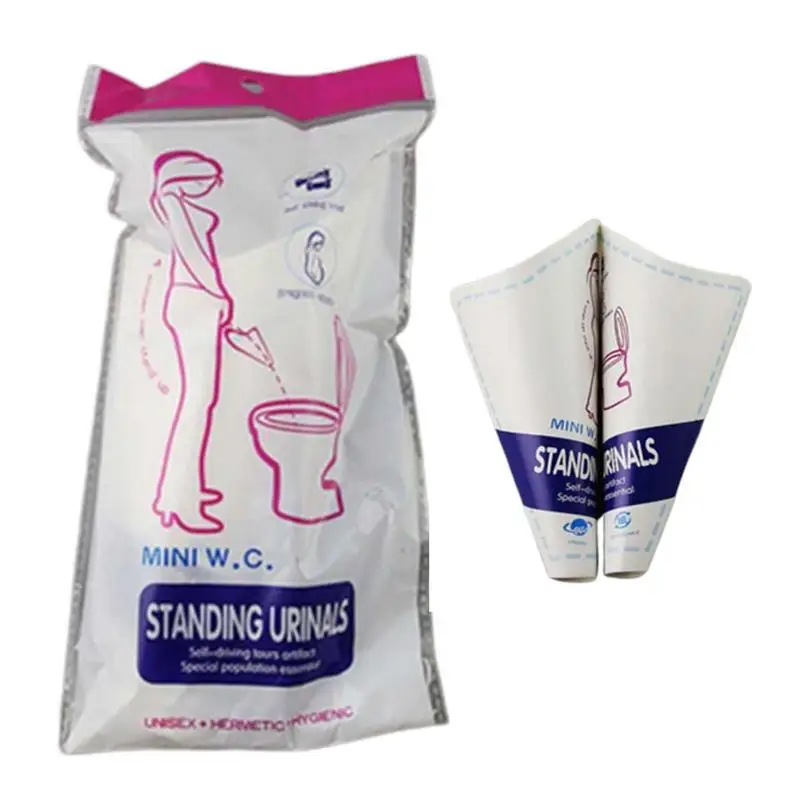 10pc/lot Disposable Paper Urinal Woman Urination Device Stand Up Pee For Camping Travel Portable Female Outdoor Toilet Tool 
10pc/lot Disposable Paper Urinal Woman Urination Device Stand Up Pee For Camping Travel Portable Female Outdoor Toilet Tool