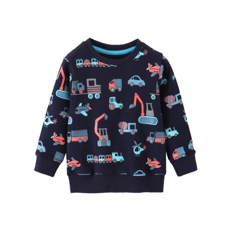 Fashionable Boys Cotton Sweatshirts Long Sleeve Casual Tops for Autumn and Winter European and American Style Kid's Clothing 
Fashionable Boys Cotton Sweatshirts Long Sleeve Casual Tops for Autumn and Winter European and American Style Kid's Clothing
