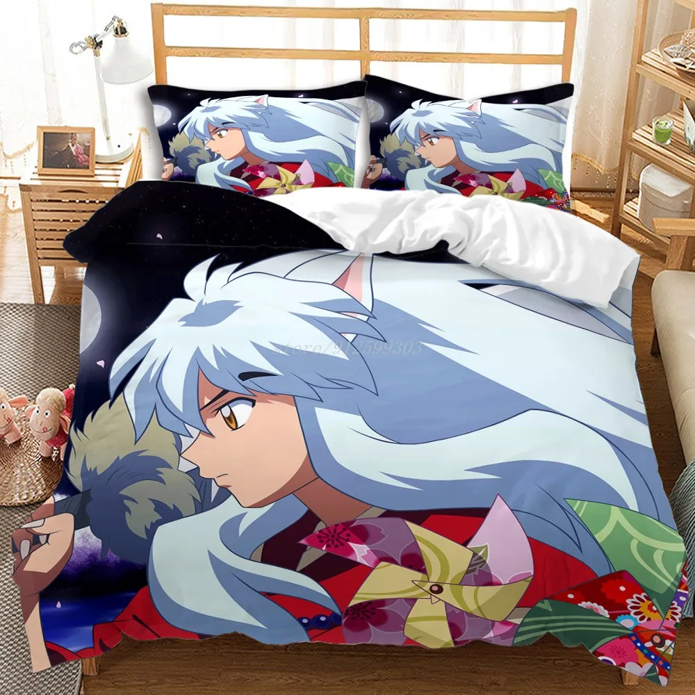 Inuyasha Japan Anime Game Summer Bed Pillowcases Quilt Duvet Cover Set Single Double Queen King 3D Photo Bedding Set
Inuyasha Japan Anime Game Summer Bed Pillowcases Quilt Duvet Cover Set Single Double Queen King 3D Photo Bedding Set