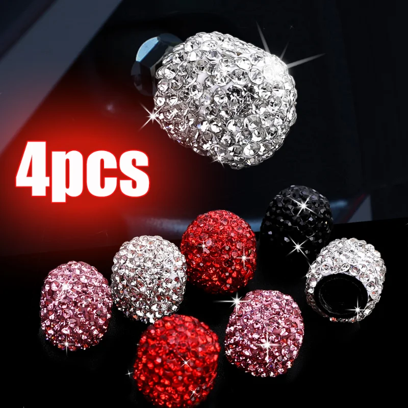 4 PCs Crystal Car Tire Valve Caps Diamond Shining Dust-proof Wheel Valve Cover Vehicle Bling Cars Charms Decor Auto Accessories
4 PCs Crystal Car Tire Valve Caps Diamond Shining Dust-proof Wheel Valve Cover Vehicle Bling Cars Charms Decor Auto Accessories