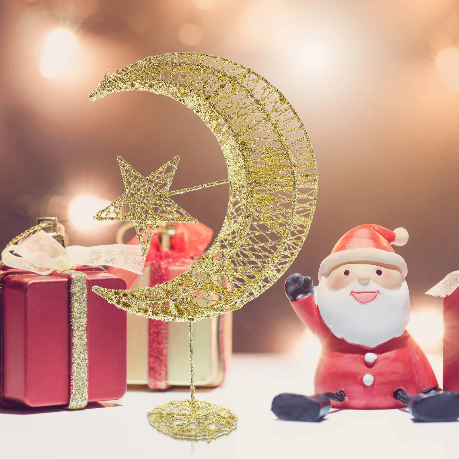 Christmas Ornament Christmas Star Decorations Tree Topper Moon Tree Topper Home Outdoor Decorations Glitter Star Ornament 
Christmas Ornament Christmas Star Decorations Tree Topper Moon Tree Topper Home Outdoor Decorations Glitter Star Ornament