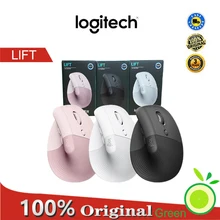 Logitech lift vertical ergonomic mouse wireless Bluetooth mouse office 6-button 4000dpi game mouse laptop Logitech vertical LIFT