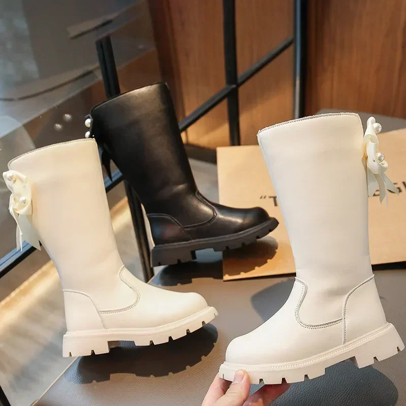 Knee Length Boots Children Shoes New Autumn Winter Fashion High Top Student Shoes Girls Princess Shoes with Bow Kids Boots
Knee Length Boots Children Shoes New Autumn Winter Fashion High Top Student Shoes Girls Princess Shoes with Bow Kids Boots