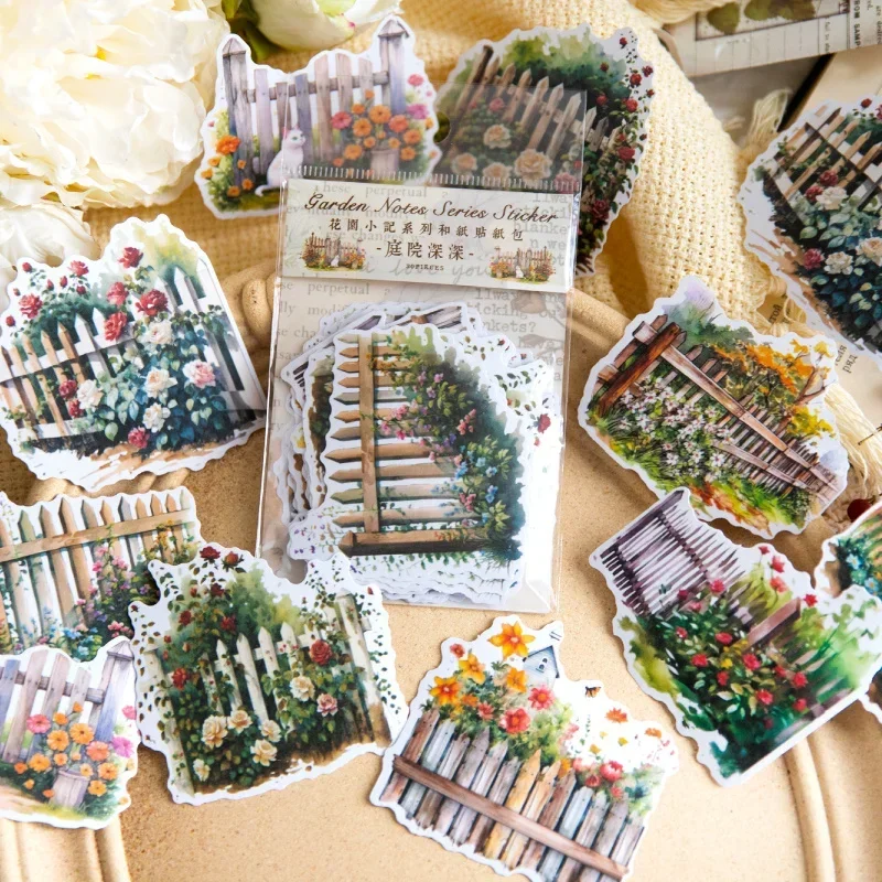 30Sheets Garden Small Stickers Vintage Handbook Wooden Fence Rosebud Manor Collage Material Scrapbooking Stationery 90*160MM
30Sheets Garden Small Stickers Vintage Handbook Wooden Fence Rosebud Manor Collage Material Scrapbooking Stationery 90*160MM