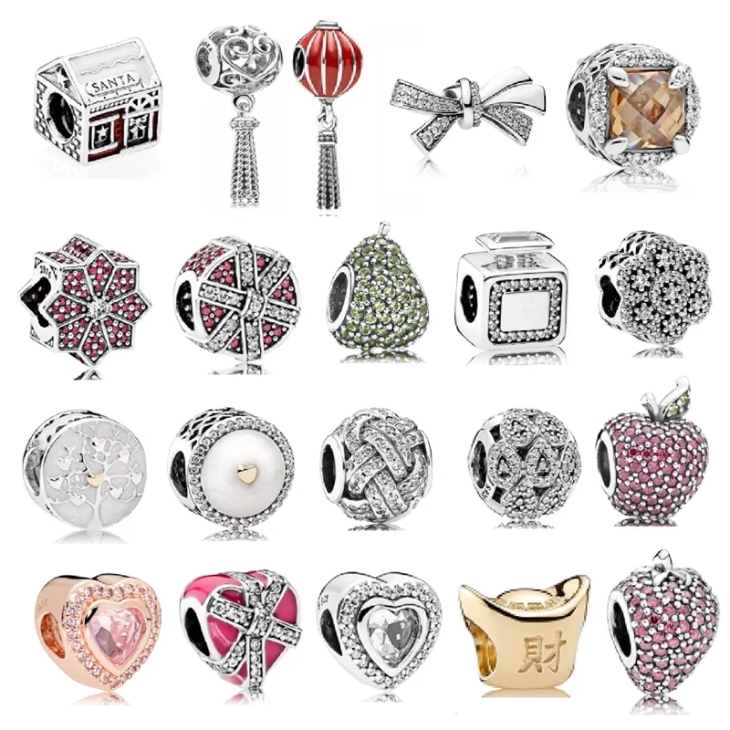 LR 925 Sterling Silver Beaded House Gold Ingot Apple Fruit Lantern Zircon Love Romantic Confession Girlfriend Gift Unique Charm
LR 925 Sterling Silver Beaded House Gold Ingot Apple Fruit Lantern Zircon Love Romantic Confession Girlfriend Gift Unique Charm