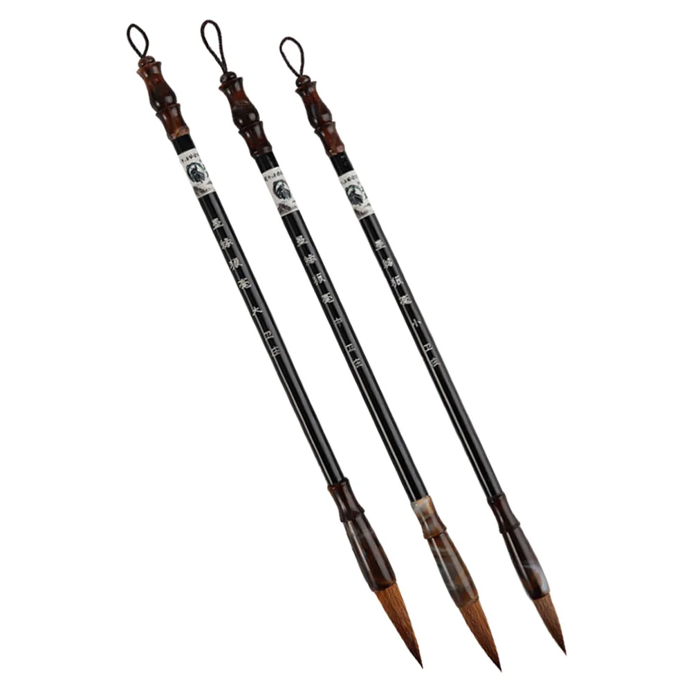 Набор перьевых каллиграфических ручек, набор из 3 кисточек для письма для студентов и школы, деревянные кисточки для китайской живописи 
Набор перьевых каллиграфических ручек, набор из 3 кисточек для письма для студентов и школы, деревянные кисточки для китайской живописи