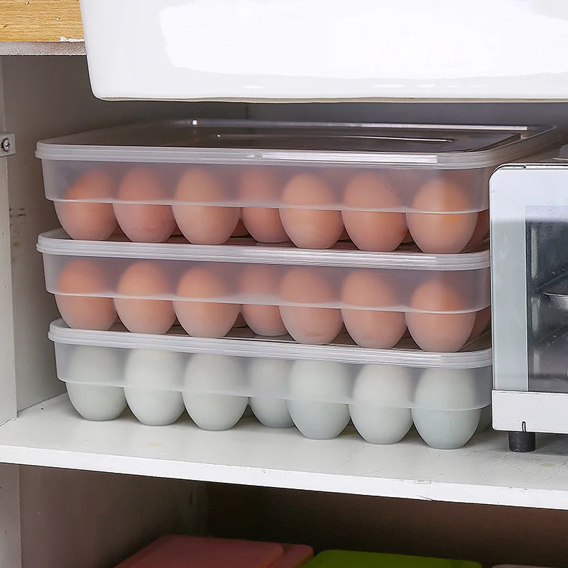 34 Grid Single Layer Egg Box Basket Organizer Plastic Egg Food Container Storage Box Home Kitchen Transparent Case
34 Grid Single Layer Egg Box Basket Organizer Plastic Egg Food Container Storage Box Home Kitchen Transparent Case