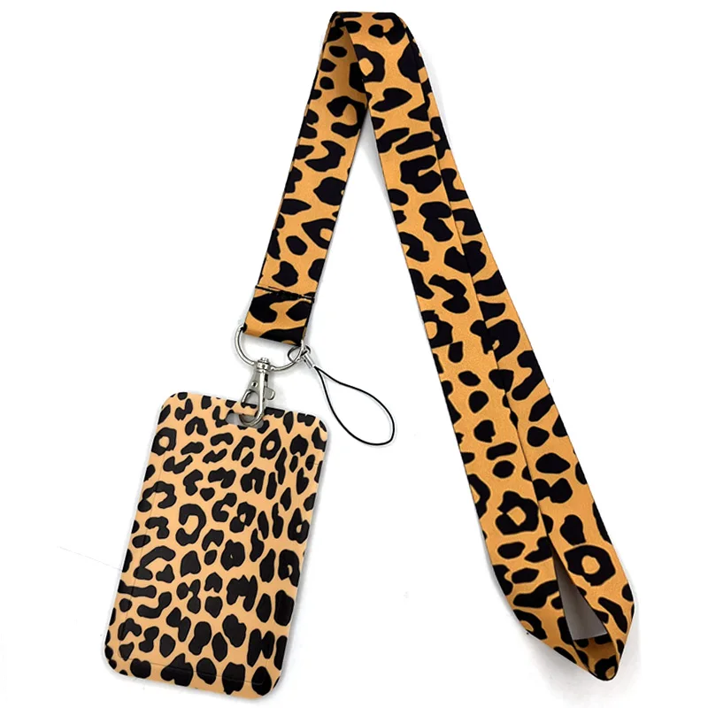 Classic Leopard Print Neck Strap Lanyards ID badge card holder keychain Mobile Phone Strap Gift Ribbon webbing necklace
Classic Leopard Print Neck Strap Lanyards ID badge card holder keychain Mobile Phone Strap Gift Ribbon webbing necklace