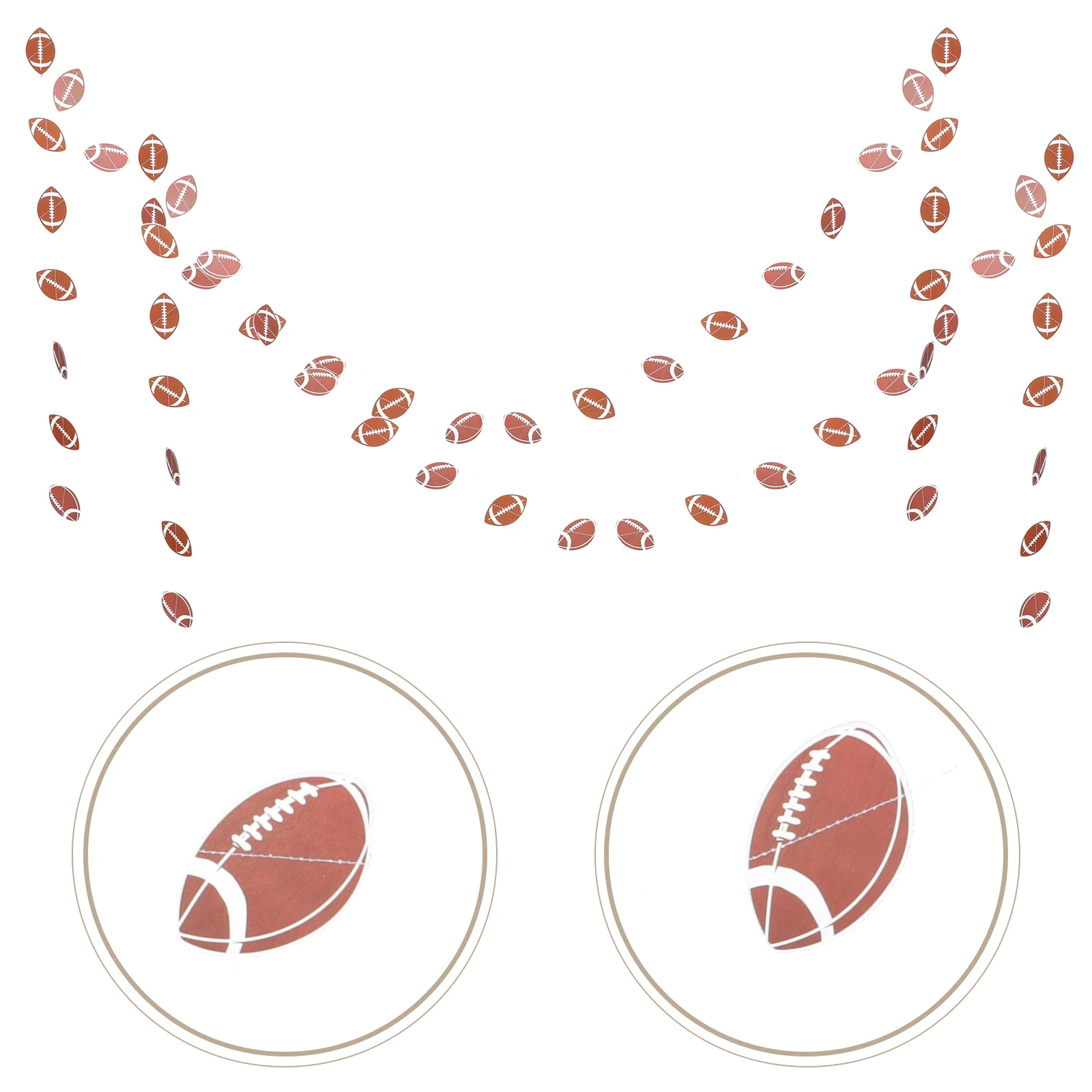 2 Pcs Rugby Banner Photo Ornament Football Garland Football Flag Party Decoration Banner Props Sports Birthday Party Decorations
2 Pcs Rugby Banner Photo Ornament Football Garland Football Flag Party Decoration Banner Props Sports Birthday Party Decorations