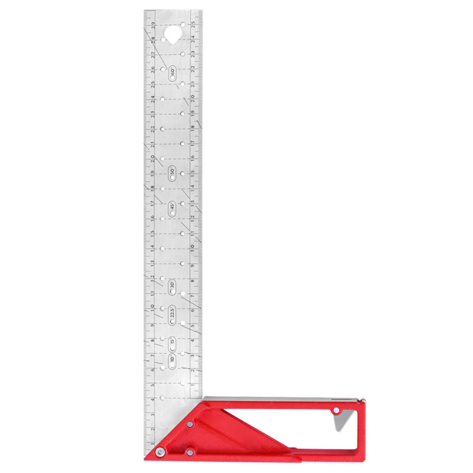 25/30/40cm Multifunction Stainless Steel Metal Square Ruler Square Angle Marking Right Ruler Woodworking Measuring tool
25/30/40cm Multifunction Stainless Steel Metal Square Ruler Square Angle Marking Right Ruler Woodworking Measuring tool