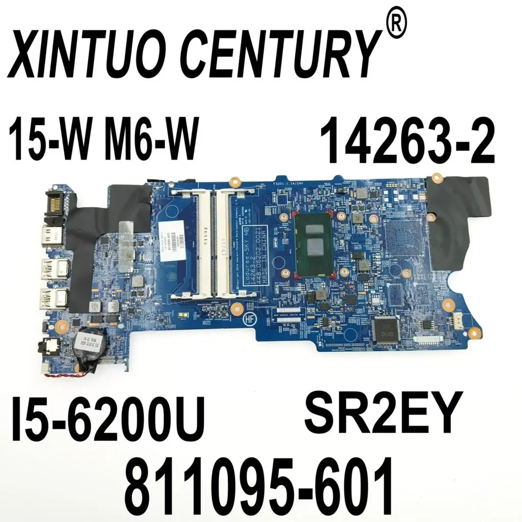 811095-601 811095-501 811095-001 для HP envy X360 15-BK 15-W 15T-W M6-W материнская плата для ноутбука SR2EY I5-6200U CPU DDR3 100% тест
811095-601 811095-501 811095-001 для HP envy X360 15-BK 15-W 15T-W M6-W материнская плата для ноутбука SR2EY I5-6200U CPU DDR3 100% тест