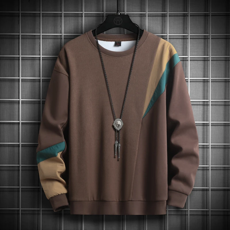 Solid Color Patchwork Sweatshirt Mens Spring Autumn Harajuku Casual Pullover Men Cotton Long Sleeve Streetwear Clothing
Solid Color Patchwork Sweatshirt Mens Spring Autumn Harajuku Casual Pullover Men Cotton Long Sleeve Streetwear Clothing