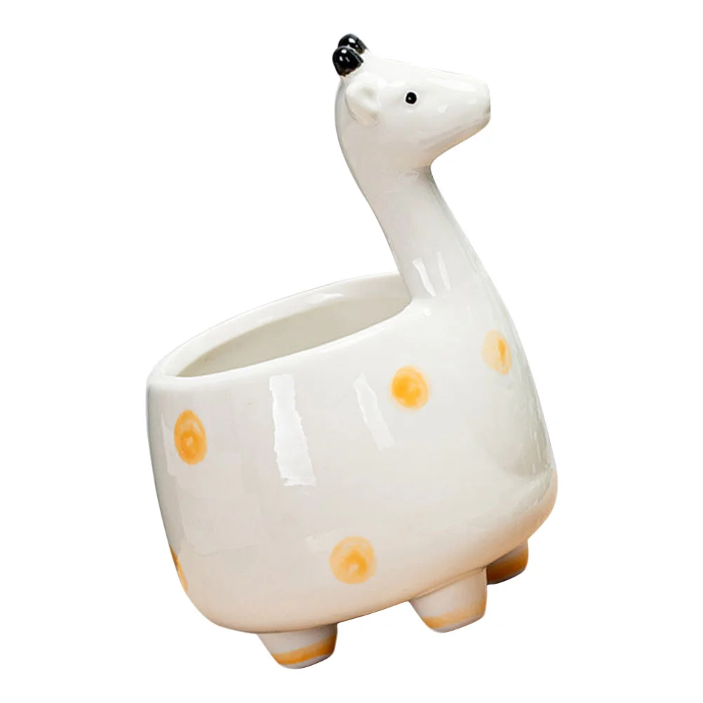 Giraffe Flower Plant Pot Decorative Ceramic Flowerpot Desktop Succulent Planter Home Decor
Giraffe Flower Plant Pot Decorative Ceramic Flowerpot Desktop Succulent Planter Home Decor
