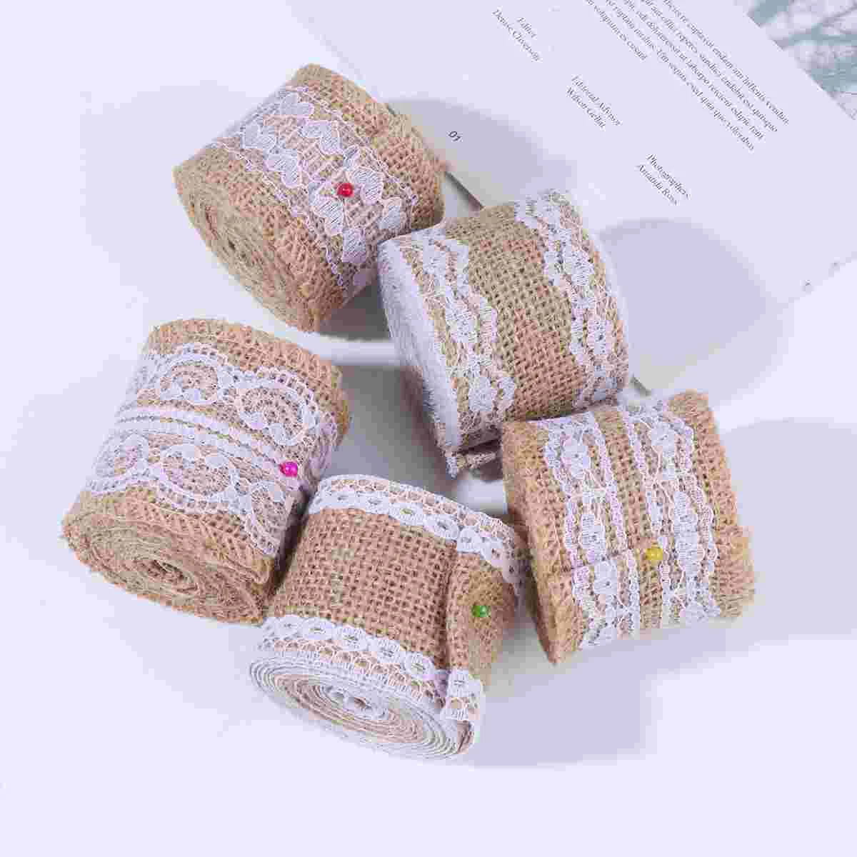 Lace Burlap Ribbonsewing Fabric Roll Ribbons Wrapping Gift Trim Hessian Trimming The Metre Tape Jute Crafts Hemp Rustic Wedding
Lace Burlap Ribbonsewing Fabric Roll Ribbons Wrapping Gift Trim Hessian Trimming The Metre Tape Jute Crafts Hemp Rustic Wedding