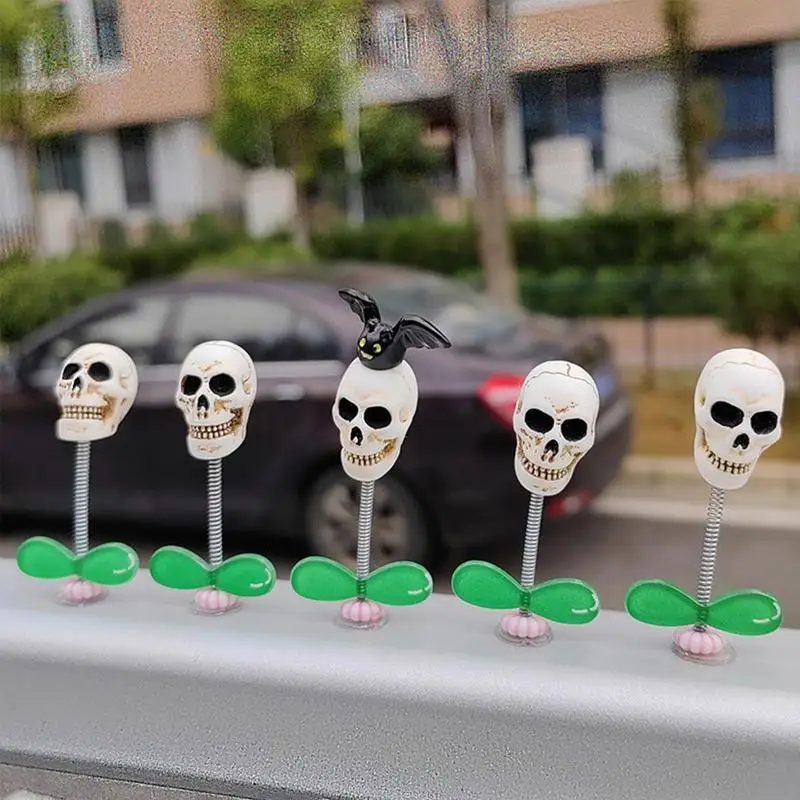 Skeleton Head Ornament Shake Head Swing Skeleton Ornaments Skull Head Car Office Pendant Halloween Decoration Accessories
Skeleton Head Ornament Shake Head Swing Skeleton Ornaments Skull Head Car Office Pendant Halloween Decoration Accessories