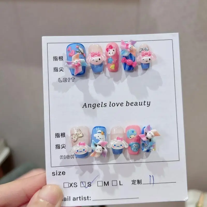 Sanrio Nails Hellokitty Mymelody Kuromi Cinnamoroll Pachacco The Rotating Pinwheel Is Super Cute Blast Handmade Custom Wear Nail
Sanrio Nails Hellokitty Mymelody Kuromi Cinnamoroll Pachacco The Rotating Pinwheel Is Super Cute Blast Handmade Custom Wear Nail