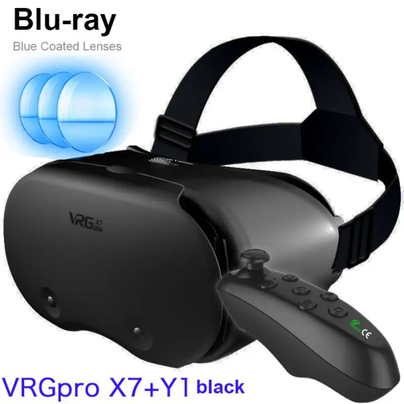 VRG Pro 3D VR Glasses Virtual Reality Full Screen Visual Wide-Angle VR Glasses For 5 To 7 Inch Smartphone Devices Smart Glasses
VRG Pro 3D VR Glasses Virtual Reality Full Screen Visual Wide-Angle VR Glasses For 5 To 7 Inch Smartphone Devices Smart Glasses